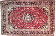 Click to see a full page on Patrick's unique Persian made handwoven 5 dollar bill rug